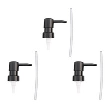 3PCS Round Head ABS Lotion Pump Head 28 Thread Bath Bottle Press Nozzle New