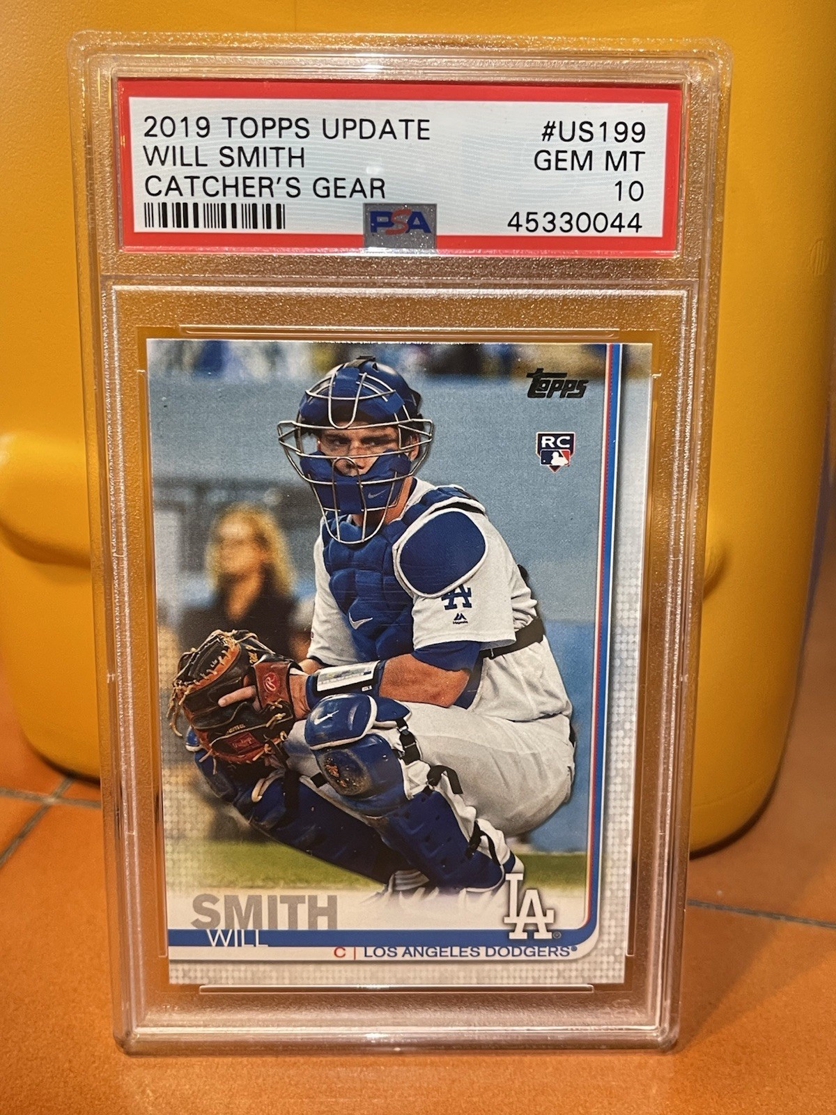 2019 TOPPS UPDATE WILL SMITH CATCHERS GEAR GEM MINT PSA 10