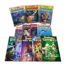 Goosebumps Book Lot 12 R.L. Stine Classic SlappyWorld Most Wanted Mixed Horror