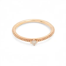 aget diamond Ring K10(YG) 0.7g 0.03