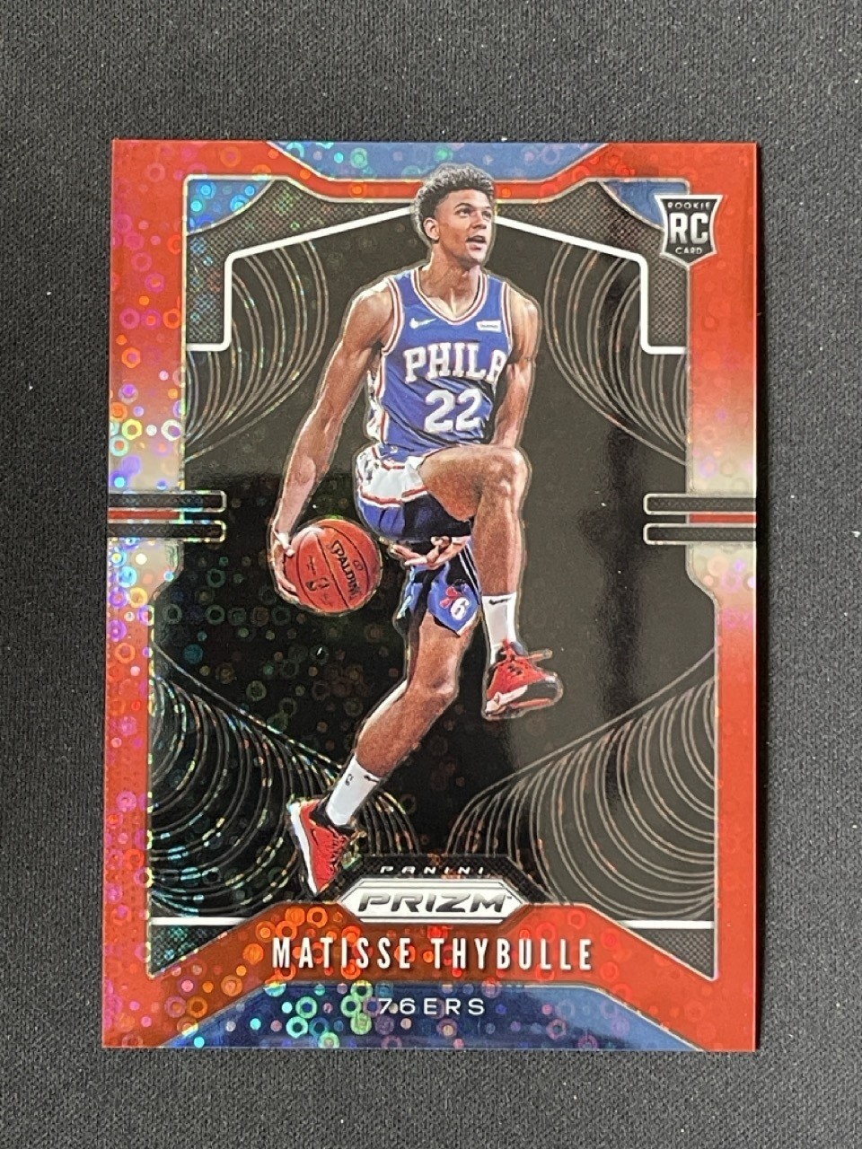 Matisse Thybulle 2019-20 Panini Prizm Fast Break Red Base RC /125 #290