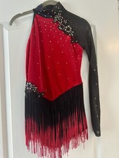 Weissman Red Jazz Dance Costume Small Adult Size