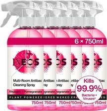 INEOS Next-Gen Cleaning Antibac Spray, 4.5L (750ml x 6), Multi-Room, Plant Powe 5.64 per litre