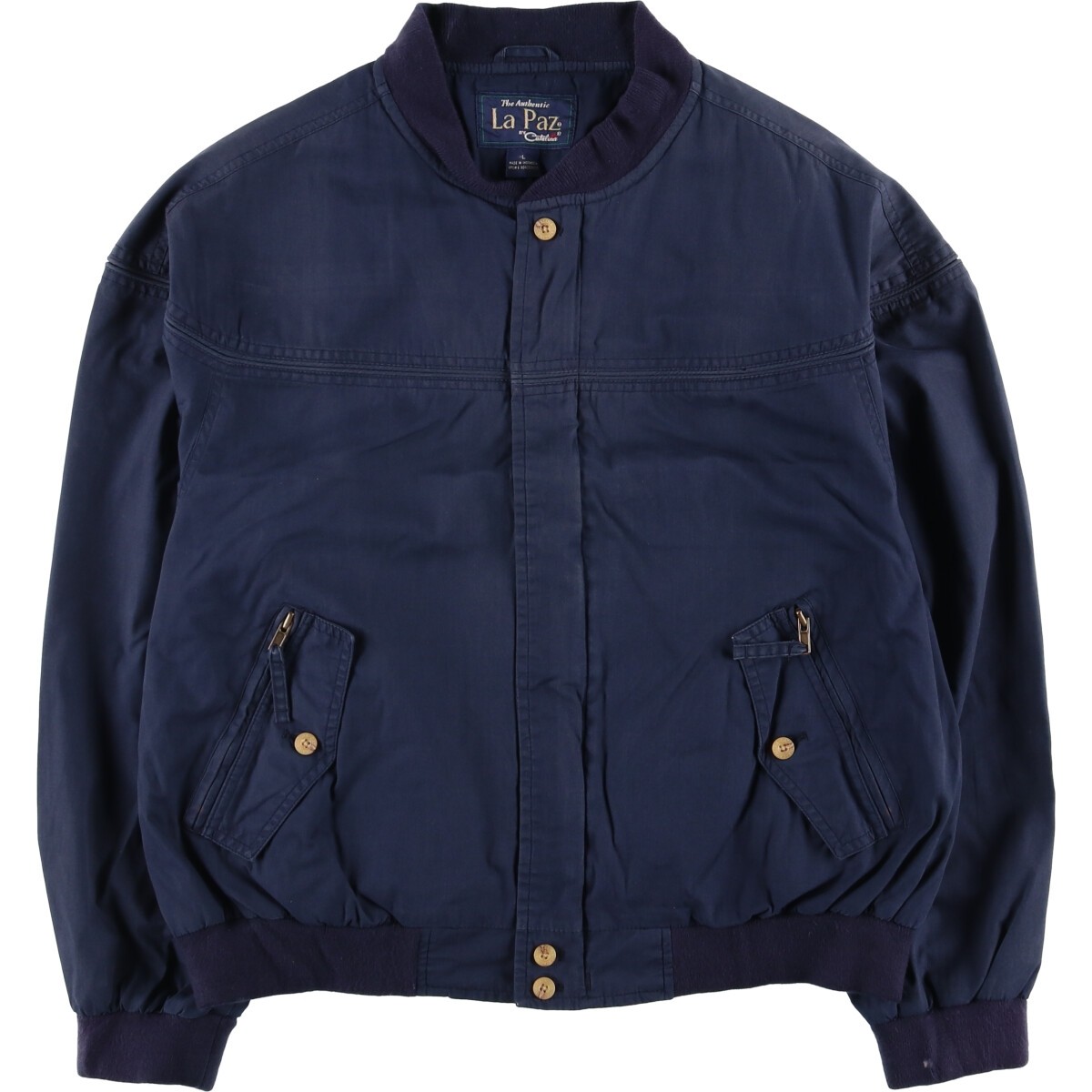 Vintage 90'S Catalina La Paz Derby Jacket with Cup Shoulders Men's