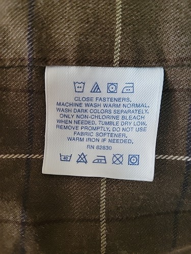 Lands End Vtg Mens XL 46-48 Chore Barn Coat Jacket Field Corduroy Collar Lined - Picture 9 of 17