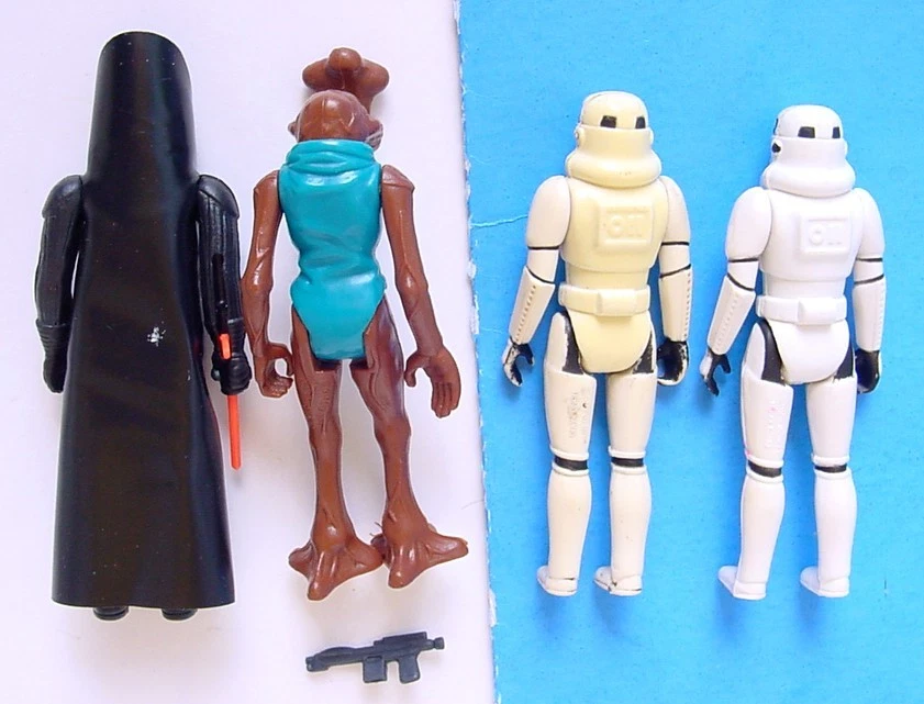 1978 KENNER STAR WARS NEW HOPE FIGURA LOTE 11 VADER STORMTROOPER MORSA E ARMAS - Imagem 2 de 2
