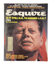Esquire Magazine June 1977 JFK Cover Tom Wicker Frank Frazetta Revenge Issue