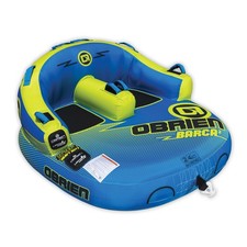 O'Brian Barca 2 Inflatable Towable Water Tube, 1-2 Riders, Blue Open Box