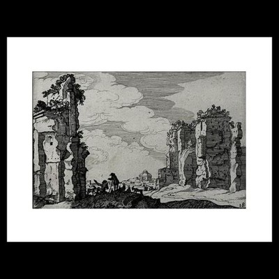 Claes Jansz. Visscher - Baths of Caracalla, from Variae Antiquitates Romanae (Ro