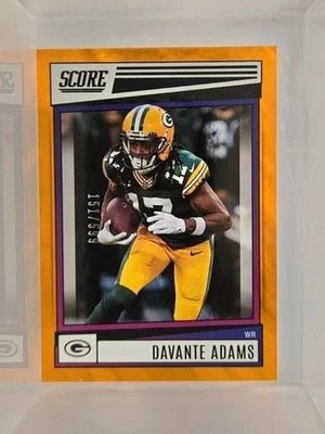 Davante Adams 151/599 Score 2022 orange foil