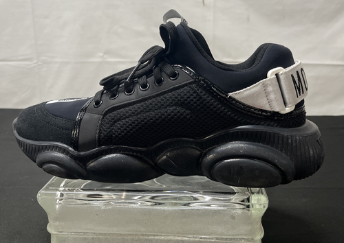 MOSCHINO Touch Close Logo Trainers Size 41 - Picture 8 of 12