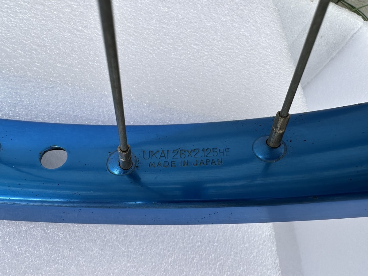 UKAI 80s NOS BMX リム 1980s UKAI 26 x 2.125 Blue Rims Cruiser Old School BMX | eBay