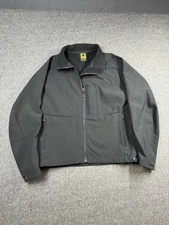 Propper Mens Flight Jacket L Black Soft Shell Tactical Fleece Full Zip