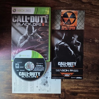 Call of Duty: Black Ops 2 - 2012, Xbox 360 - CIB w/ Manual & Pamphlets