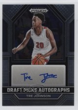 2023-24 Panini Prizm Draft Picks Draft Picks Auto Tre Johnson #DPA-TRE Auto