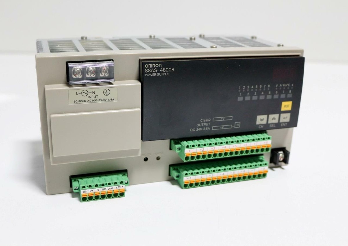 OMRON S8AS-48008 電源ユニット Omron S8AS-48008 Smart Power Supply 24VDC, 3.8A | eBay