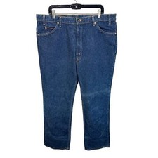 Vintage Orange Tab Levi  s 517 Bootcut Jeans Dark Wash Size 42x34 Actual 40x33