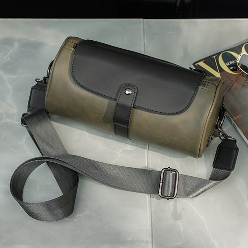 Fashion Retro PU Leather Bag Crazy Horse Men Bags Personalized Small Backpack - Picture 5 of 15