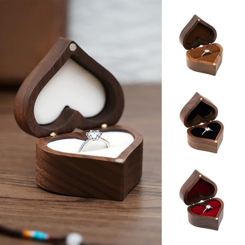 Ring Organizer Box Dustproof Item Storage Engagement Ring Box Jewelry Container