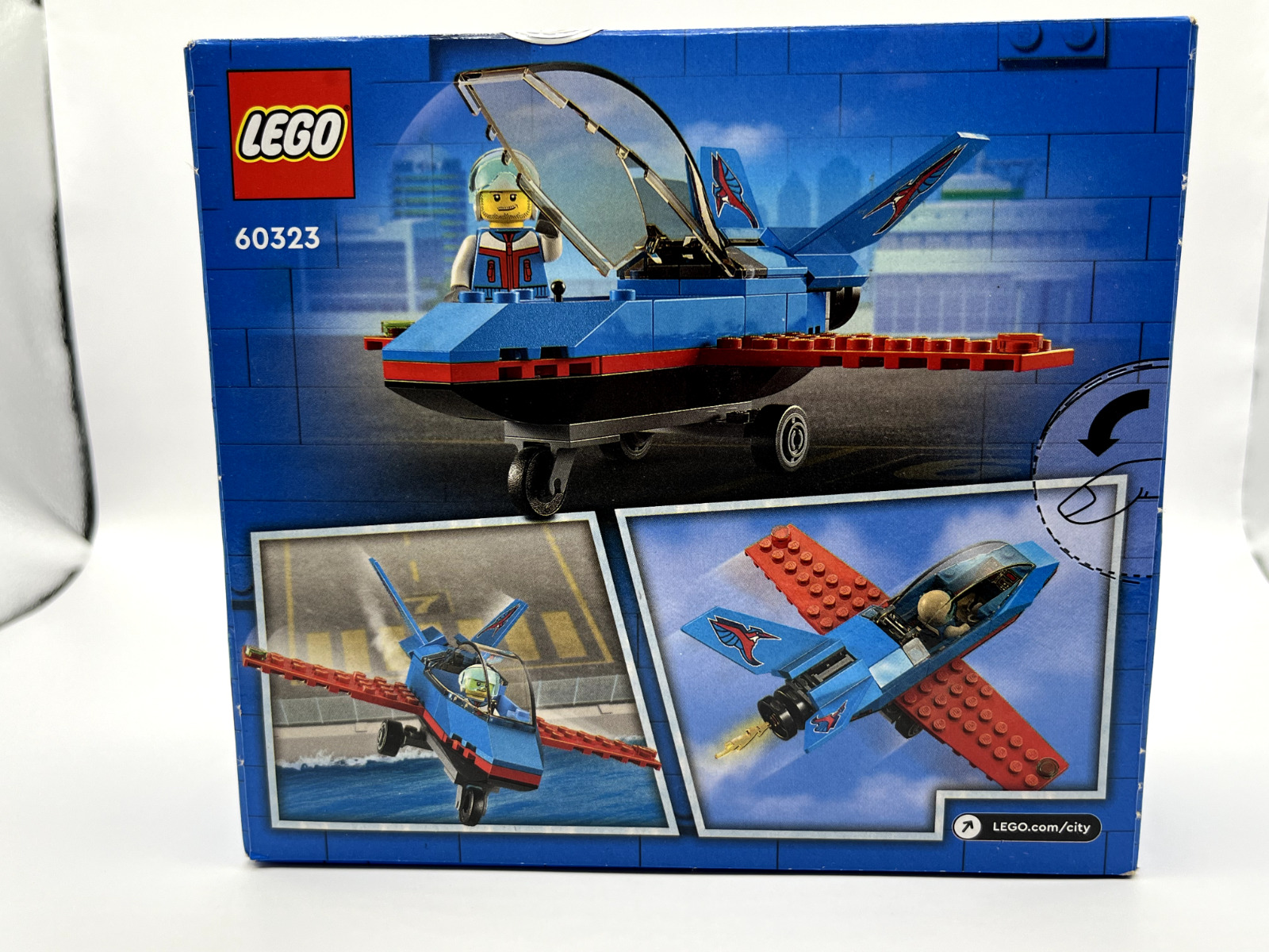 Lego City 60323 Age 5+ Stunt Plane 59 Pieces Building Toy