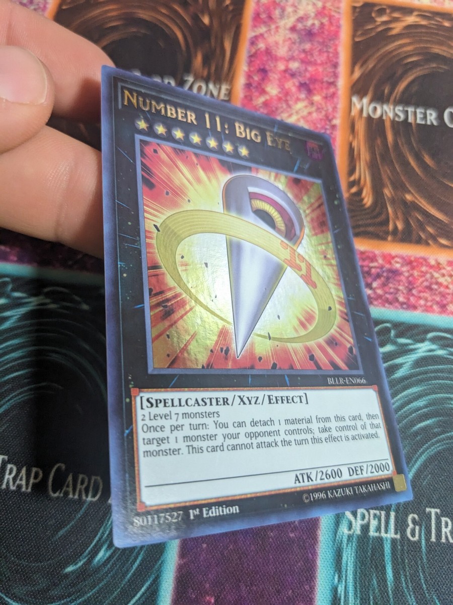 level 11 yugioh cards YU-GI-OH! Number 11: Big Eye - BLC1-EN001 - Secret Rare This card cannot attack the turn this effect is activated. Top 10 Level 11 Monsters