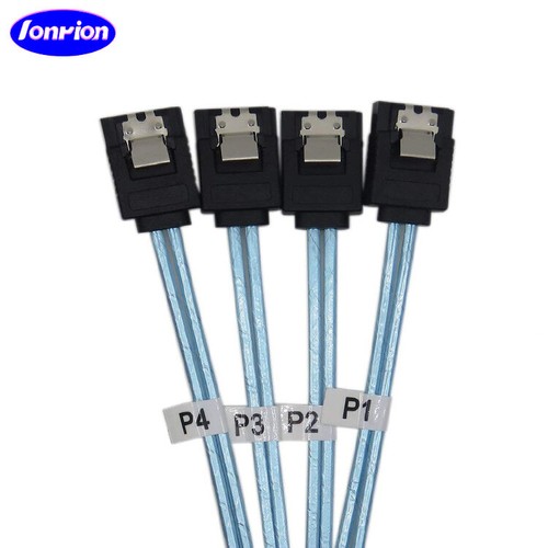 4 sata to 4 sata 4.0 Cable for Server Data Cable 0.5M/1M 4 sata 7P to 4 sata 7P - 第 7/8 張圖片