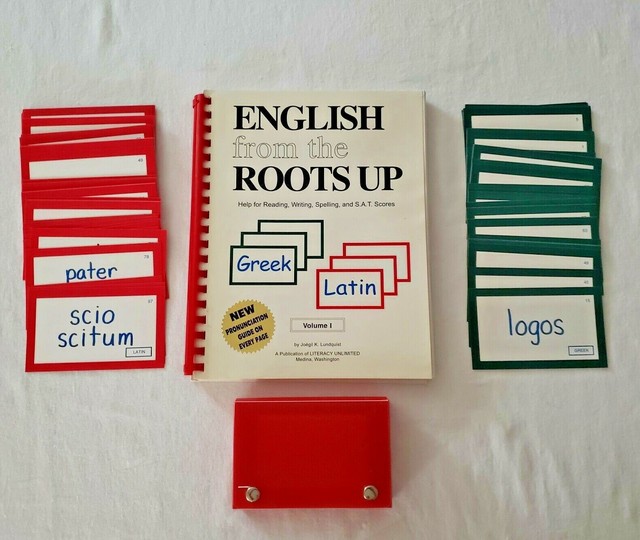 English from the roots up flashcards