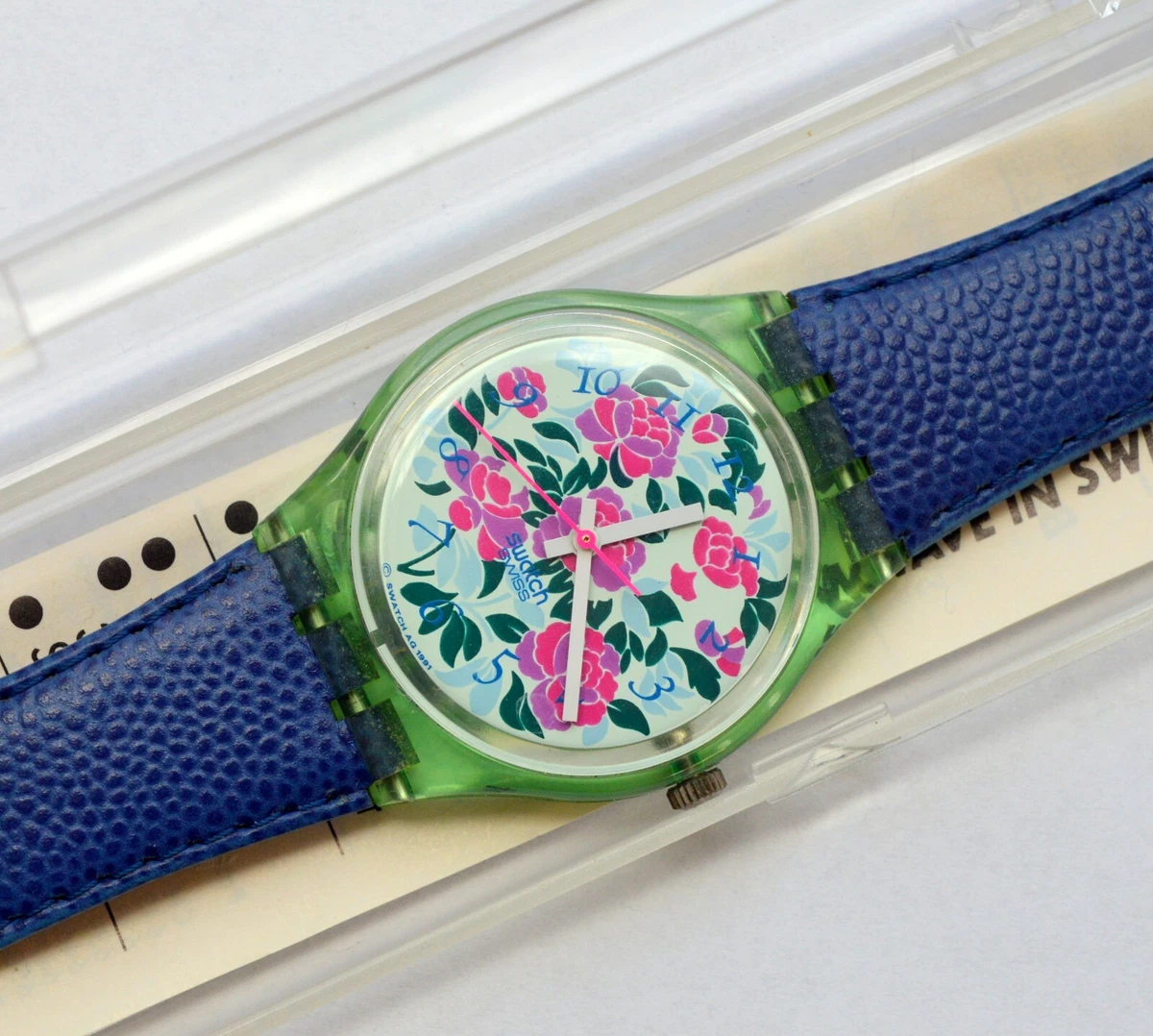 Swatch floral deals watch