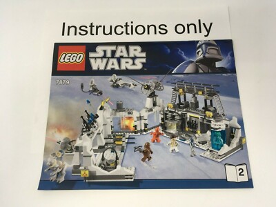 ONLY instructions Lego 7879 Hoth Echo Base Star Wars; no bricks/parts