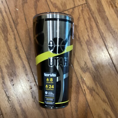 Utah Jazz  Tervis  NBA 30oz Travel Tumbler Drink Mug Cup $42 NWT PD 80