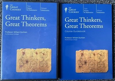 Great Thinkers, Great Theorems The Great Courses Guidebook & 4 Disc DVD