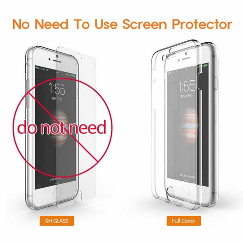 Case For iPhone 16 15 14 13 Pro 12 Mini ShockProof 360 Full Front Back Gel Cover - Picture 7 of 12