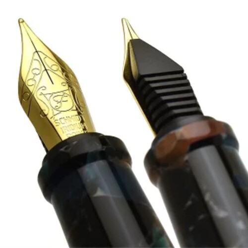 Pent by Onishi Seisakusho Special Product Fountain Pen Acrylic Colt Gemstone JP - Picture 3 of 8