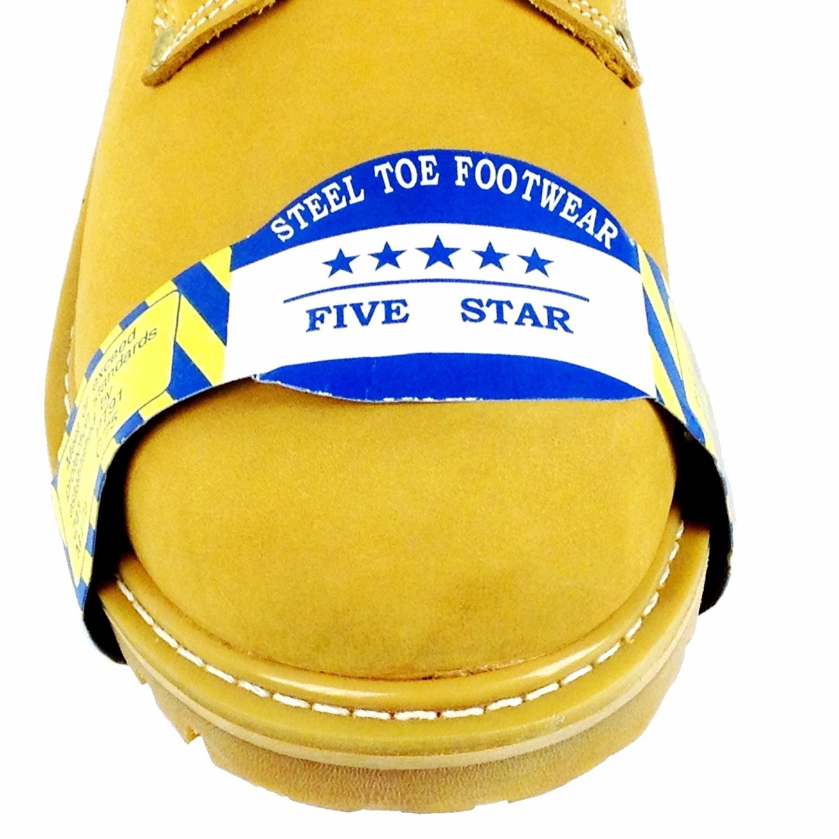 ファイブスター Five Star Steel Toe Tan Nubuck Boot Style # W833T-ST Size 9.5,10