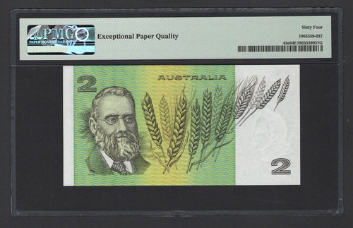 Australia 2 Dollars ND(1985) P43e Uncirculated Grade 64 - Picture 2 of 2