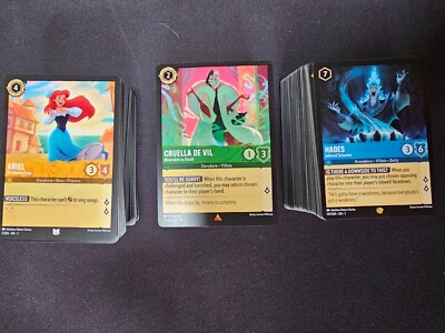 1/12 refresh Disney Lorcana First Chapter Base 1-204 non-foil Pick U Cards