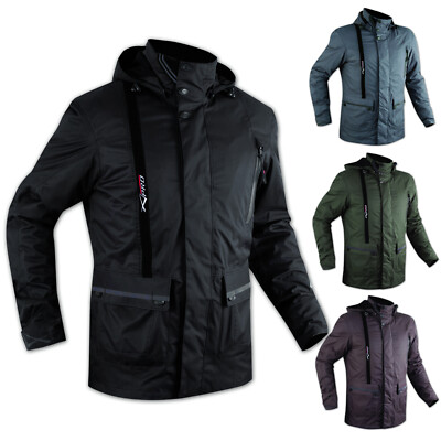 Motorcycle Scooter City Jacket Removable Lining Waterproof Fabric