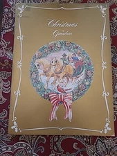 Greenbrier Resort C&O Hotel Christmas Holiday 1989 12.5x8.5" Menu Date Unknown 