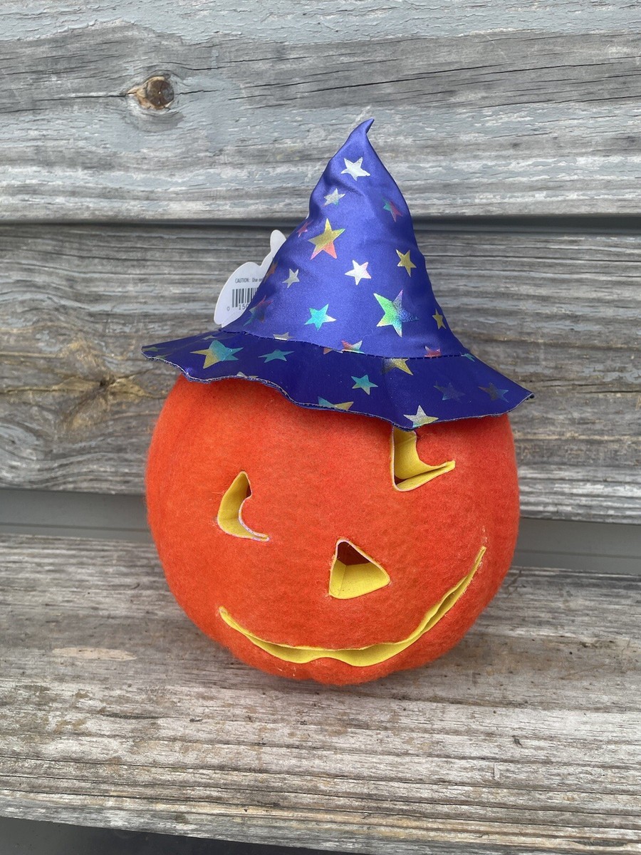 Fiber Optic Jack O Lantern Halloween Fiber Optic Light Up Scarecrow