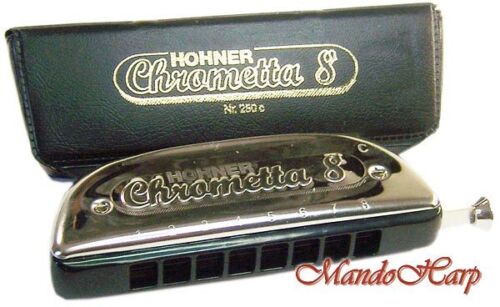 Hohner Chromatic Harmonica - 250/32 Chrometta 8, 8 hole, 32 reed, Key of C, NEW