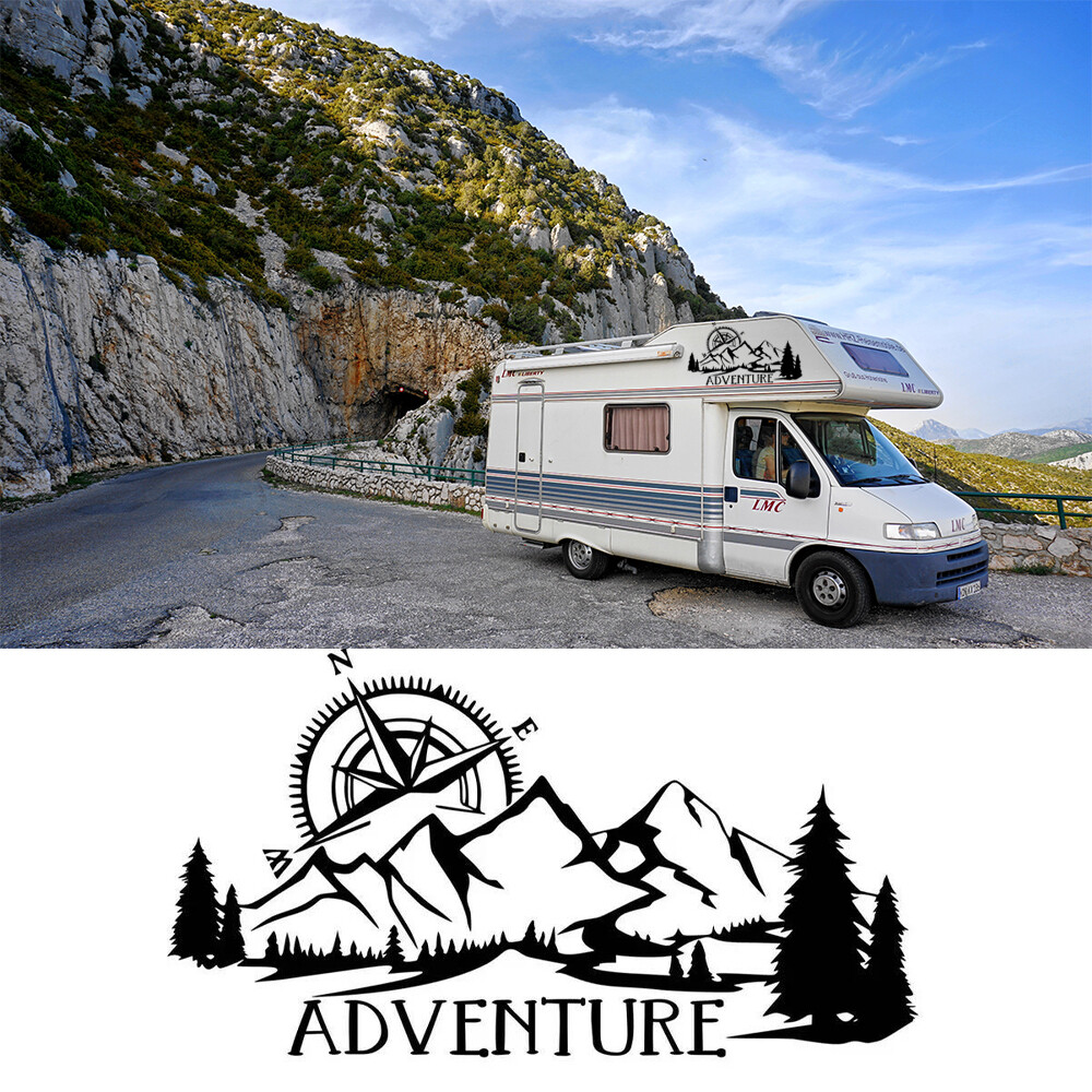 Finest Folia Autocollant Nature Outdoor Adventure Hiking Alpinisme Camping Pour Ordinateur Portable Voiture Vélo Résistant Aux Intempéries - R181 (09 Kayak & Canoe