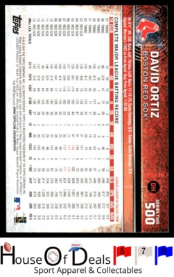 2015 Topps #500 David Ortiz Boston Red Sox Baseball Card | eBay