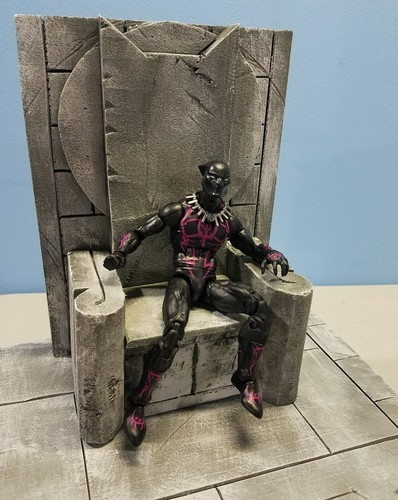 Figura de acción personalizada de Marvel Legends Trono Legiones míticas 1:12 Pantera Negra - Imagen 5 de 6