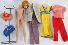 VTG 1960's BLONDE BARBIE DOLL RARE DRESS AND OUTFIT LOT