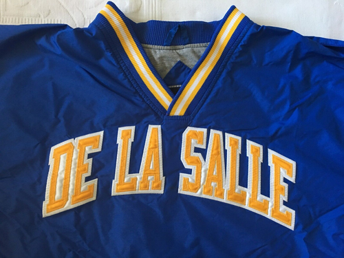 Vintage De La Salle Men's Size Large Blue Pullover (Holloway) - Picture 4 of 13
