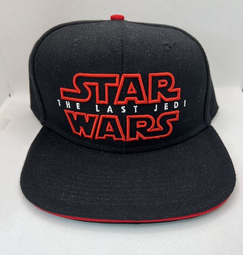 Star Wars The Last Jedi Movie Adult Adjustable Snapback Cap/Hat-Black/Red - 第 1/4 張圖片
