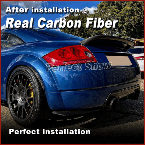 Carbon Heckspoiler Ansatz Passt für Audi TT 8N Spoiler Heckflügel Dachspoiler V6 - Bild 5 von 17