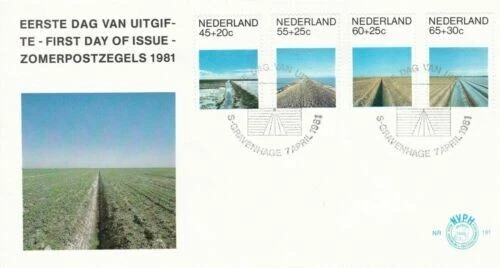 Netherlands 1981 Welfare Funds FDC special cancel Unaddressed VGC