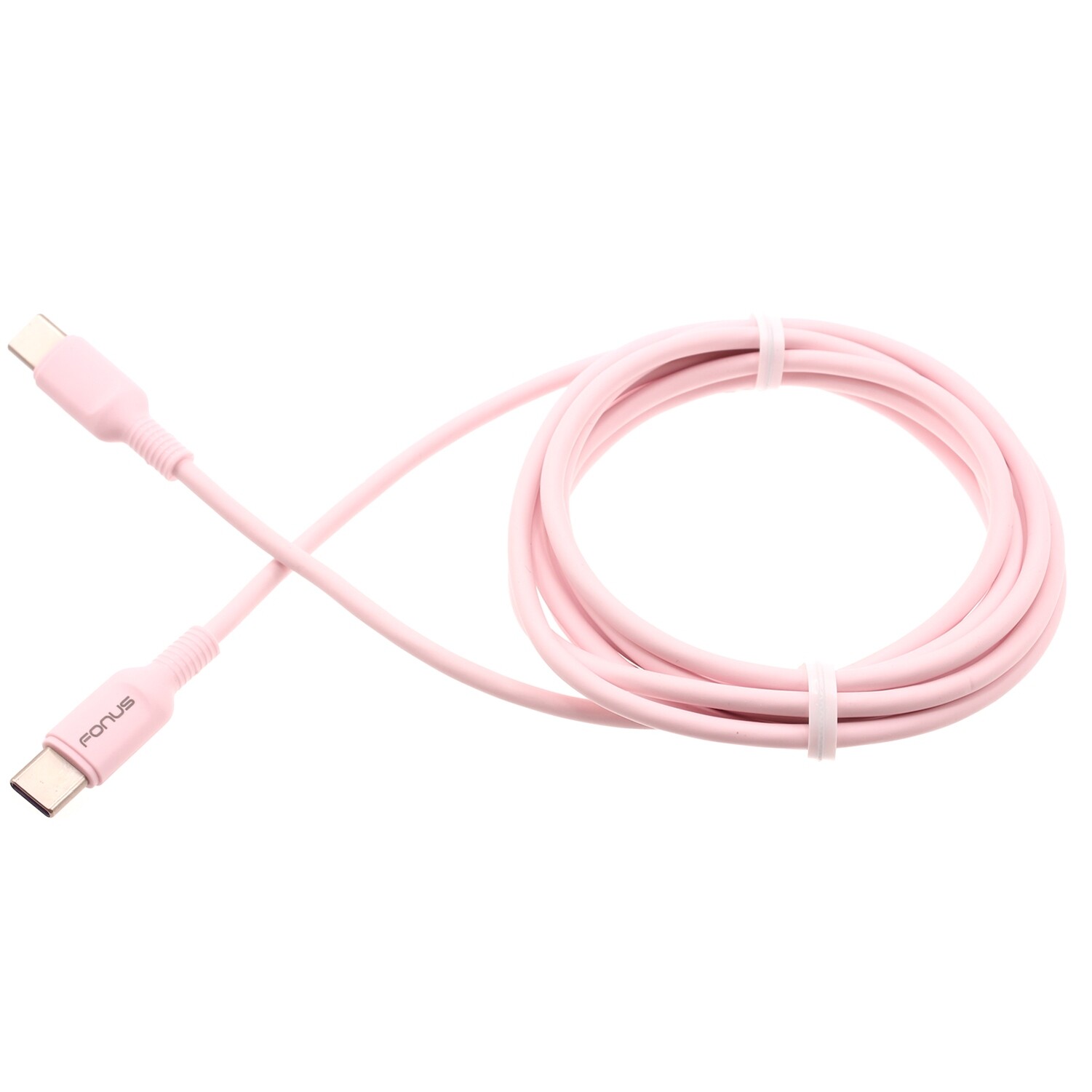 Pink 6ft USB-C to Type-C Fast Charging Cable for Samsung Galaxy Z Fold Flip 5 4 3 PD Compatible-image