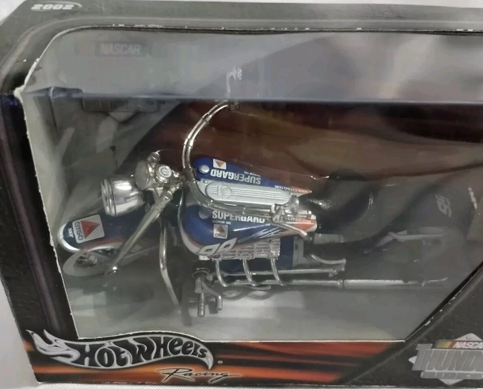 Motocicleta Hot Wheels Nascar Thunder Rides 2002 #99 Jeff Burton Citgo (sellada) Foto 2 de 4